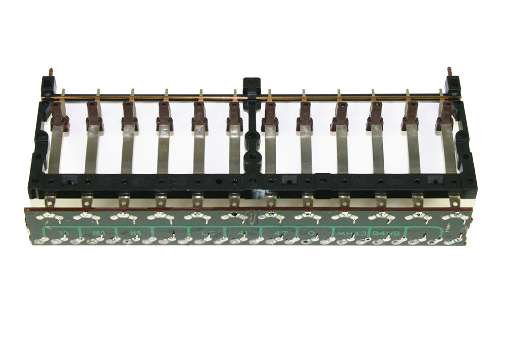 Key contact assembly, 12-note