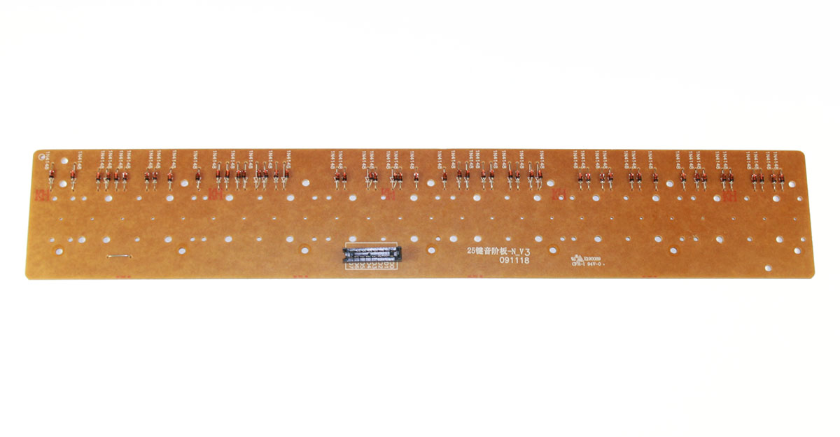 Key contact board, 25-note