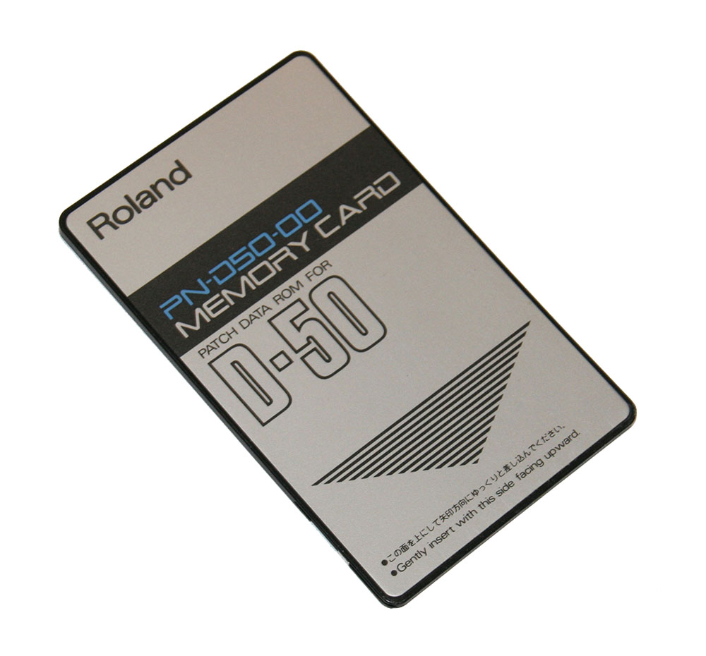 Memory card, Roland D-50