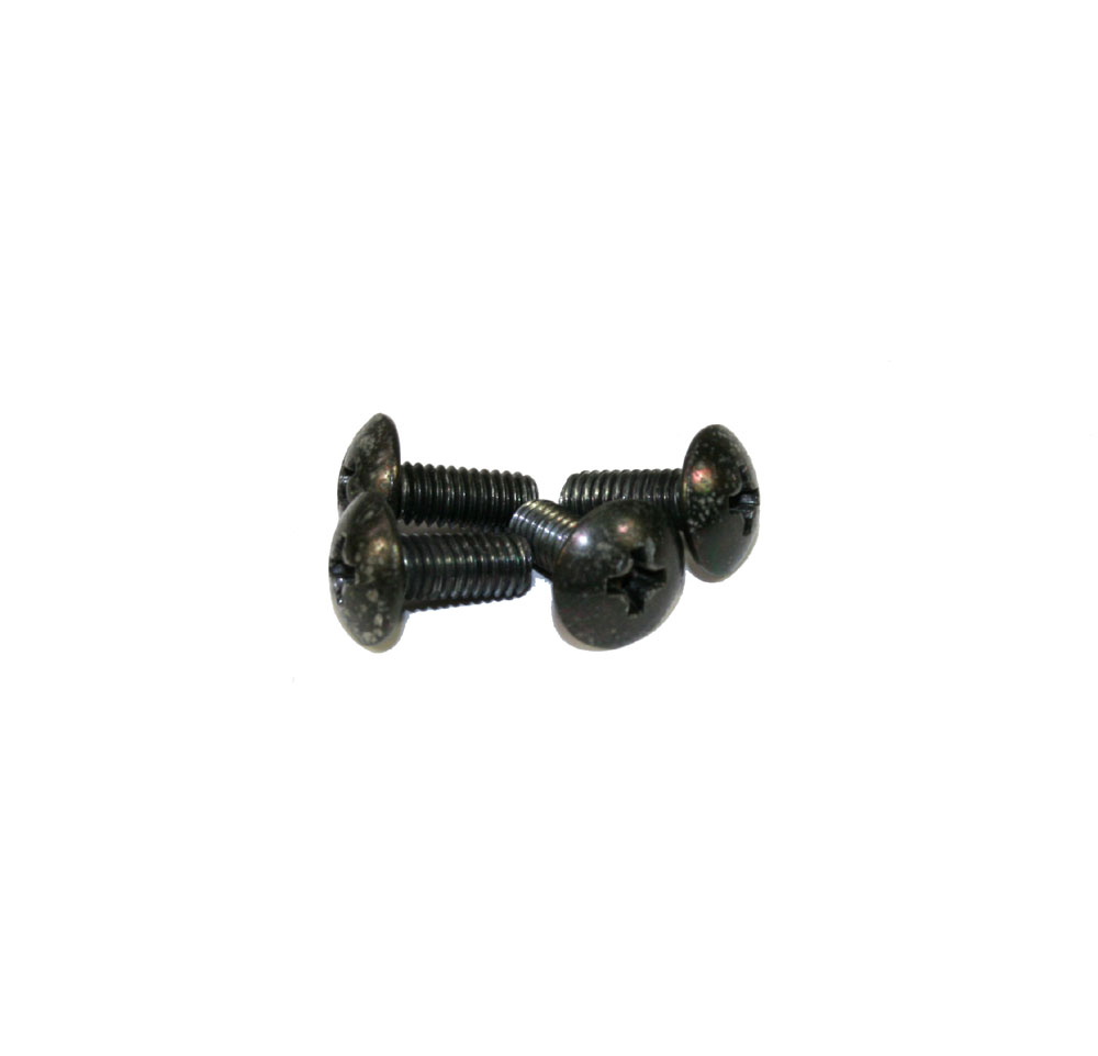 Screws, black, pkg of 4