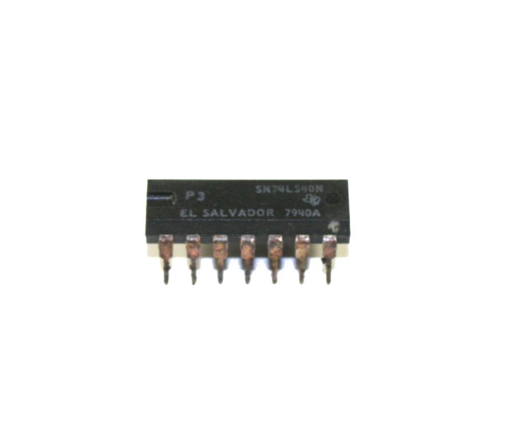 IC, 74LS40 NAND buffer