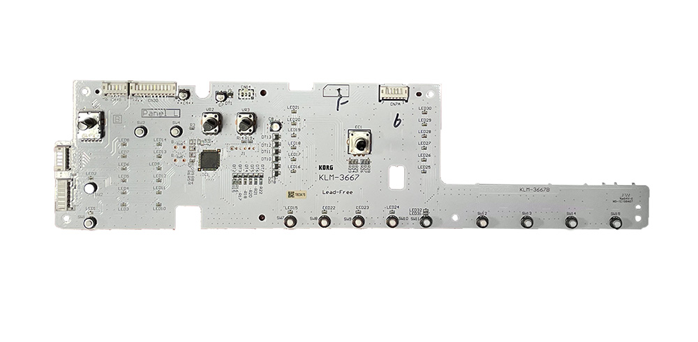Panel board, left, Korg