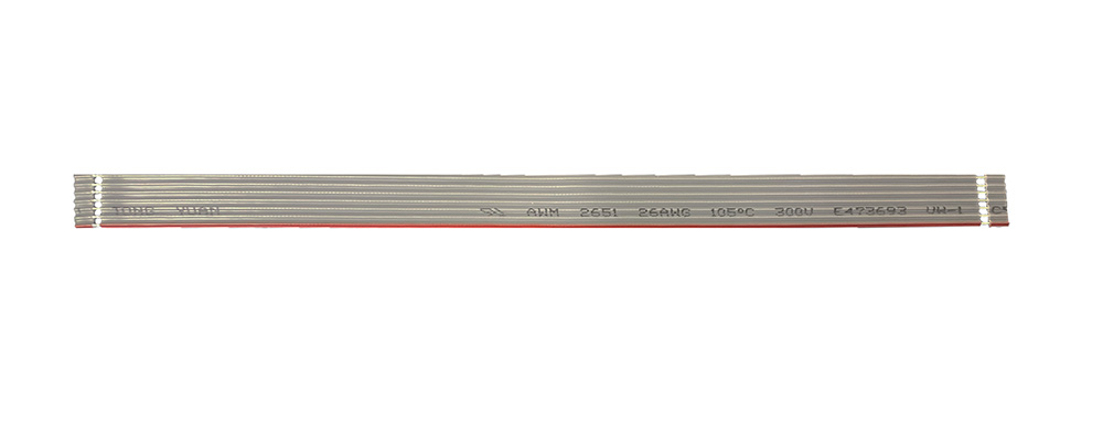 Ribbon cable, 7-wire, 225mm