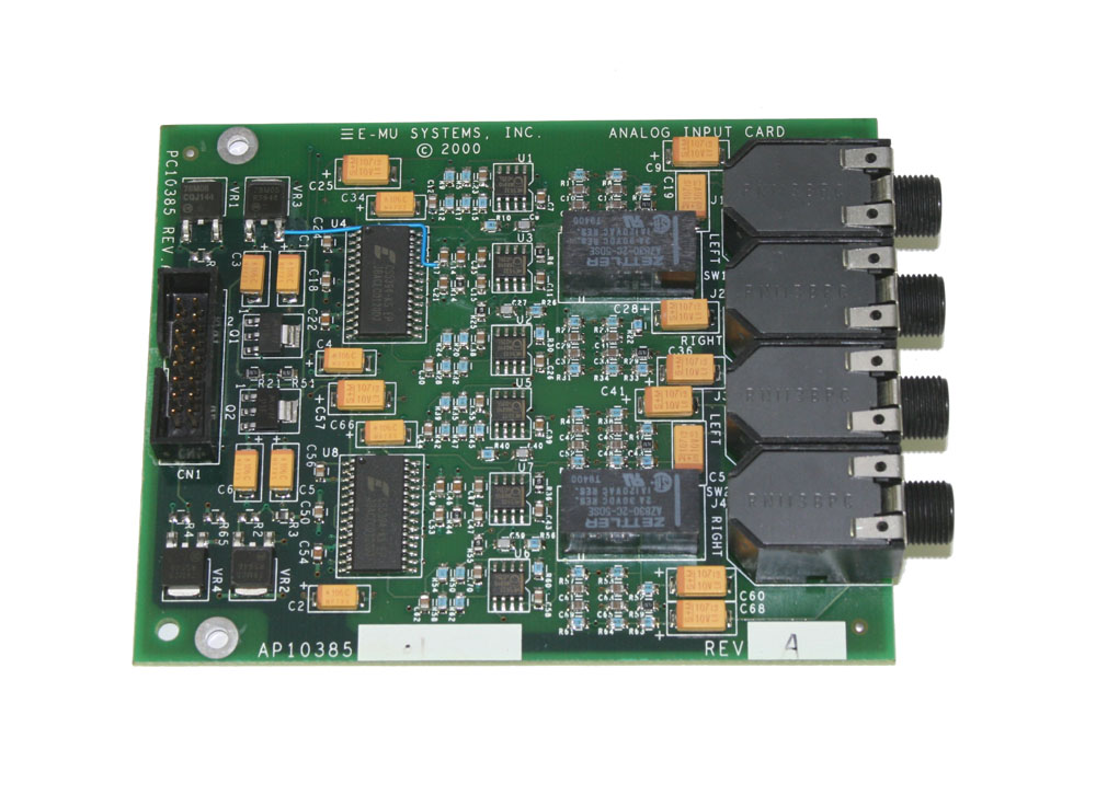 Analog input card, E-mu