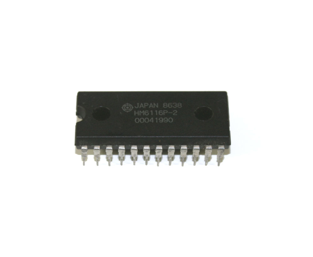 IC, HM6116P-2 RAM chip