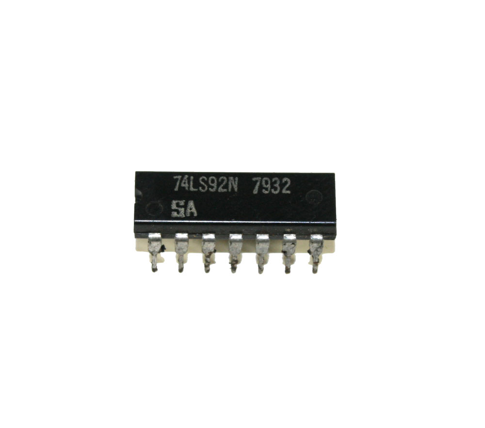 IC, 74LS92 decade counter