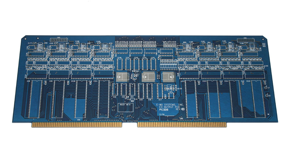 Output board (unpopulated), Emulator III