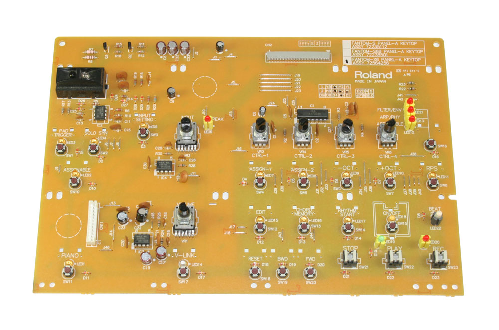 Panel board, left, Roland