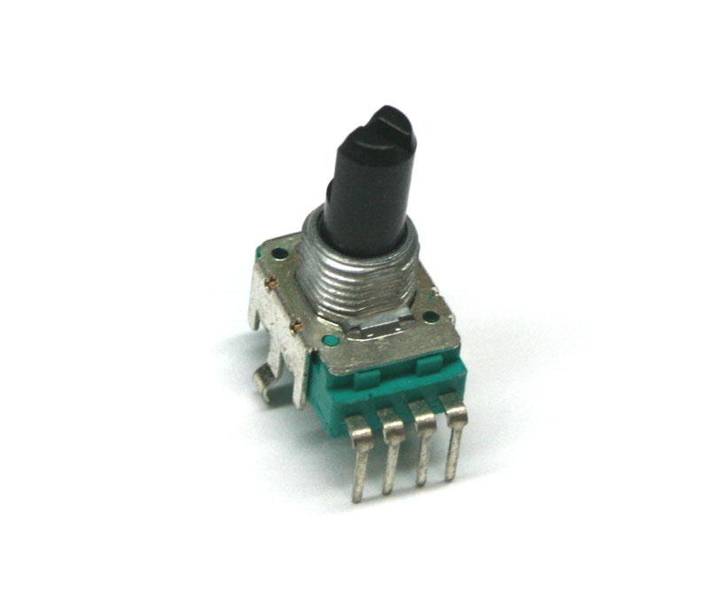 Potentiometer, 10KB rotary with center detent