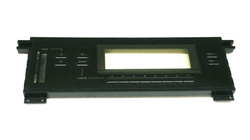 Display bezel and buttons, Korg