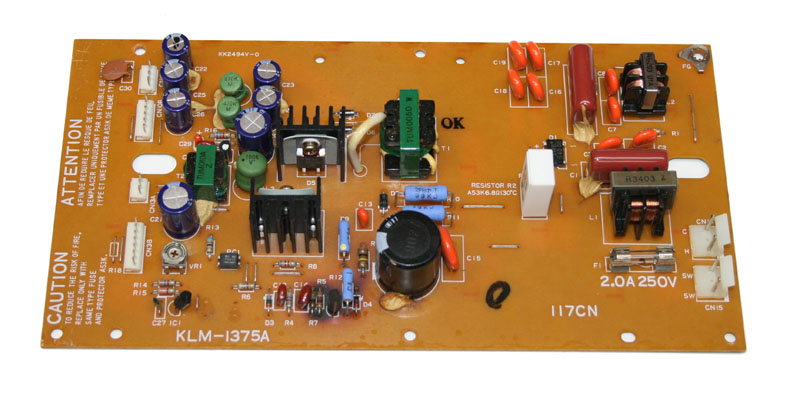 Power supply board, Korg