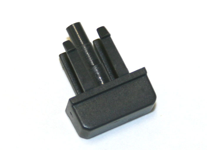 Button, small, dark gray, Ensoniq