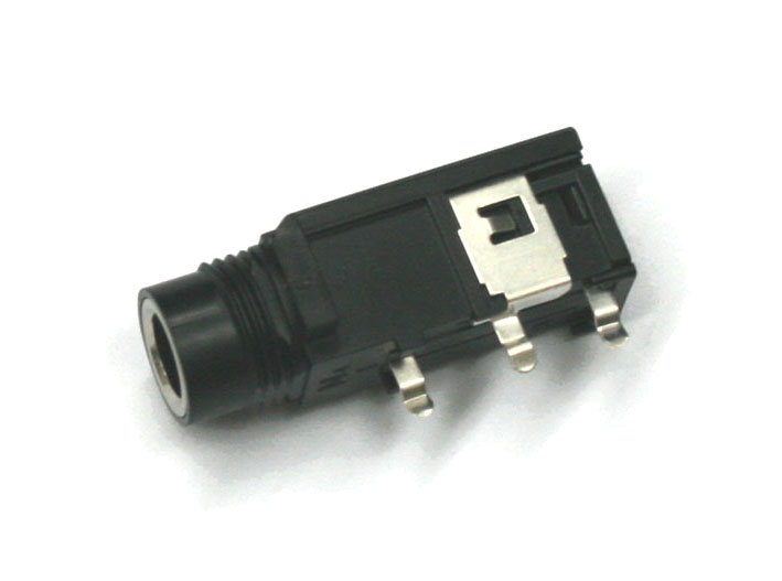 Phone jack, 1/4-inch, 3-pin PCB mount