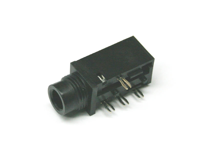 Phone jack, 1/4-inch, 4-pin PCB mount