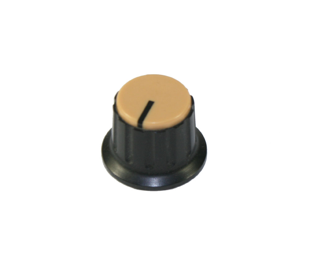 Knob, tan face, Yamaha