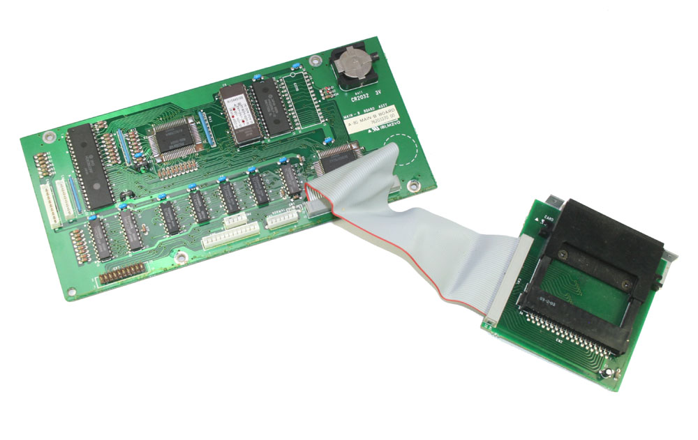 Main-B board and memory card board, A-80