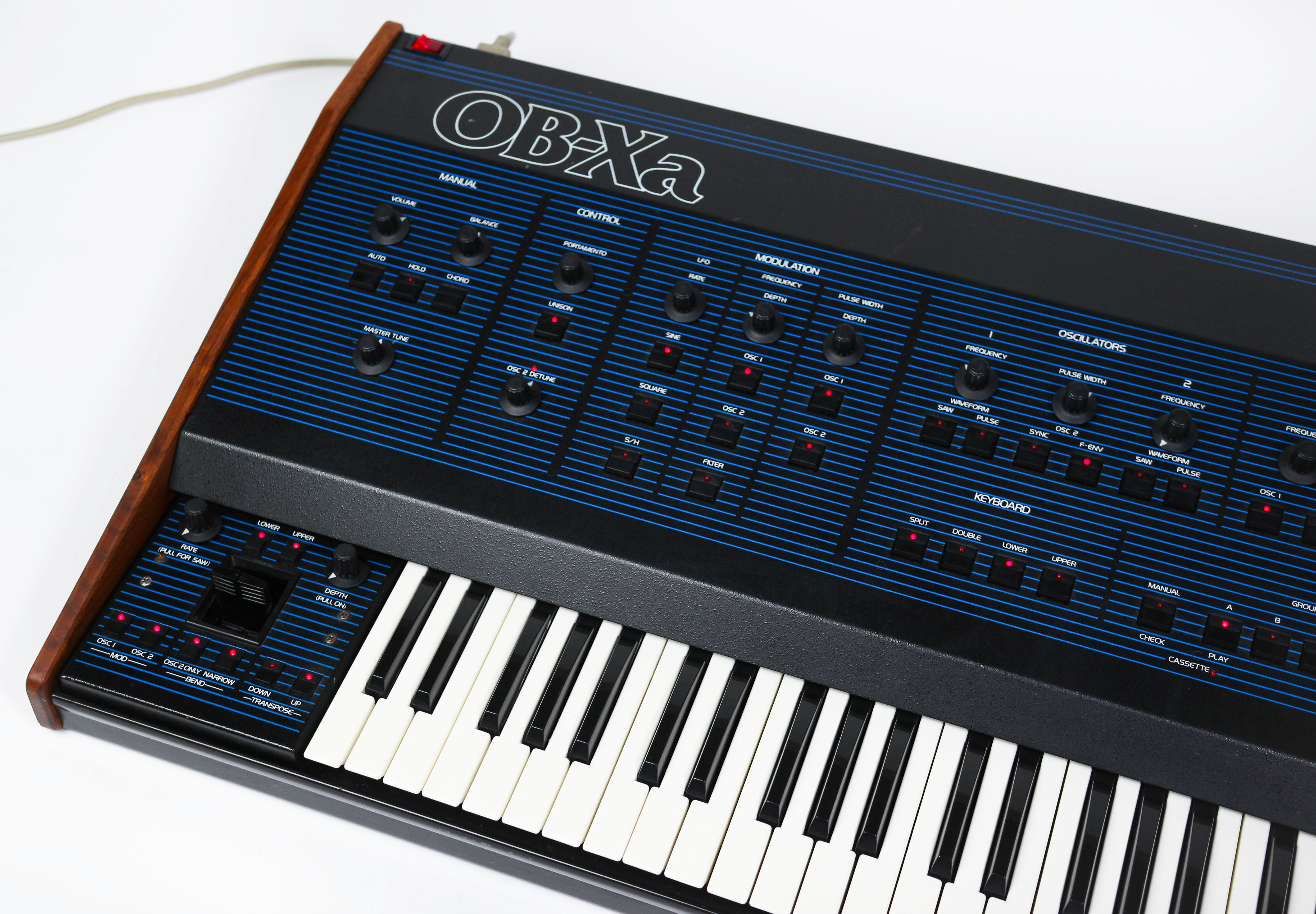 Oberheim OB-Xa synthesizer, signed by Tom O!