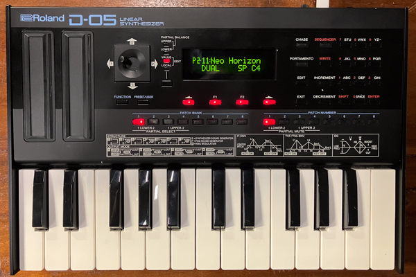 Roland D-05 with K-25m 