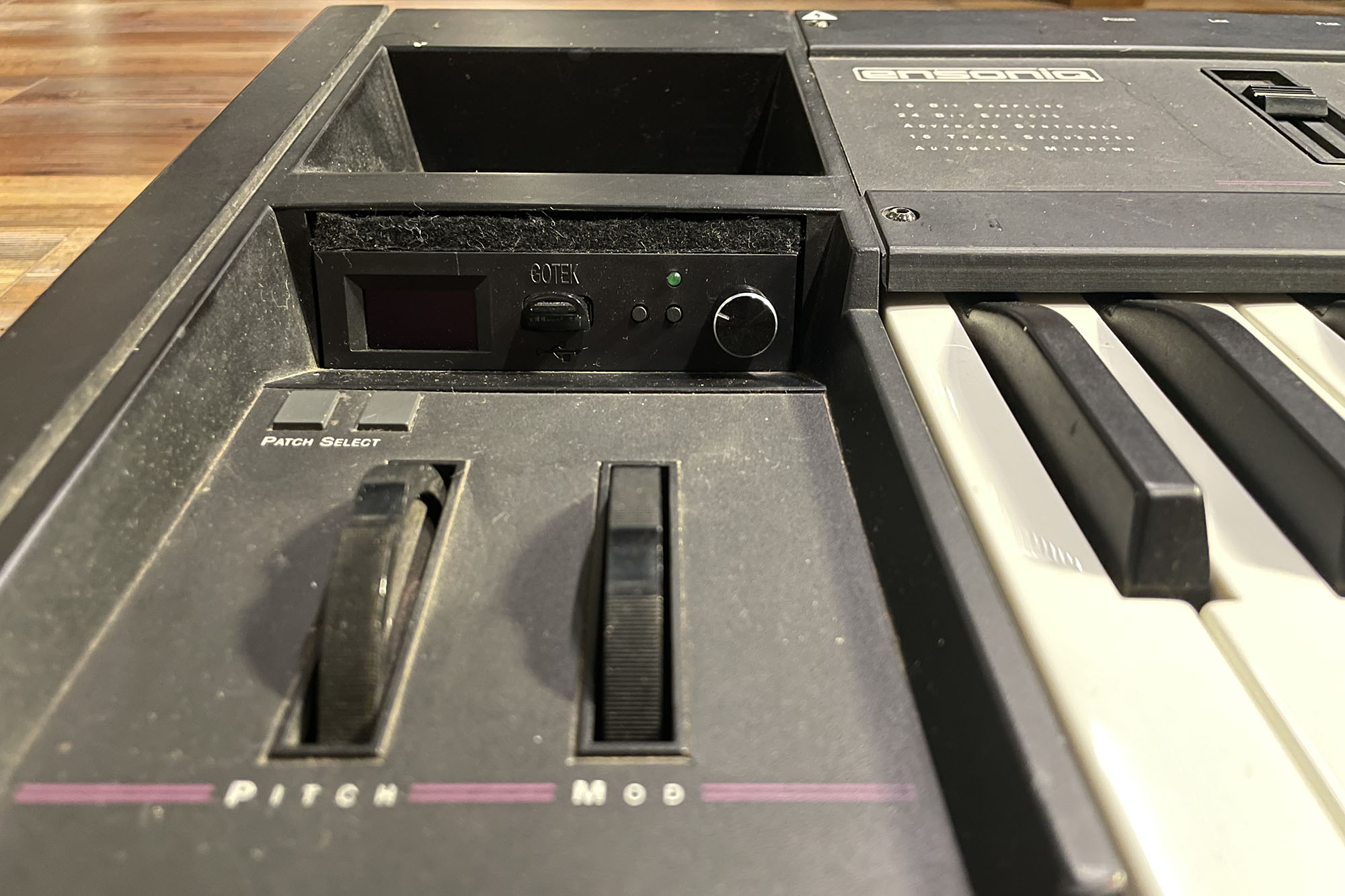 Ensoniq EPS-16 Plus with Gotek and 2X