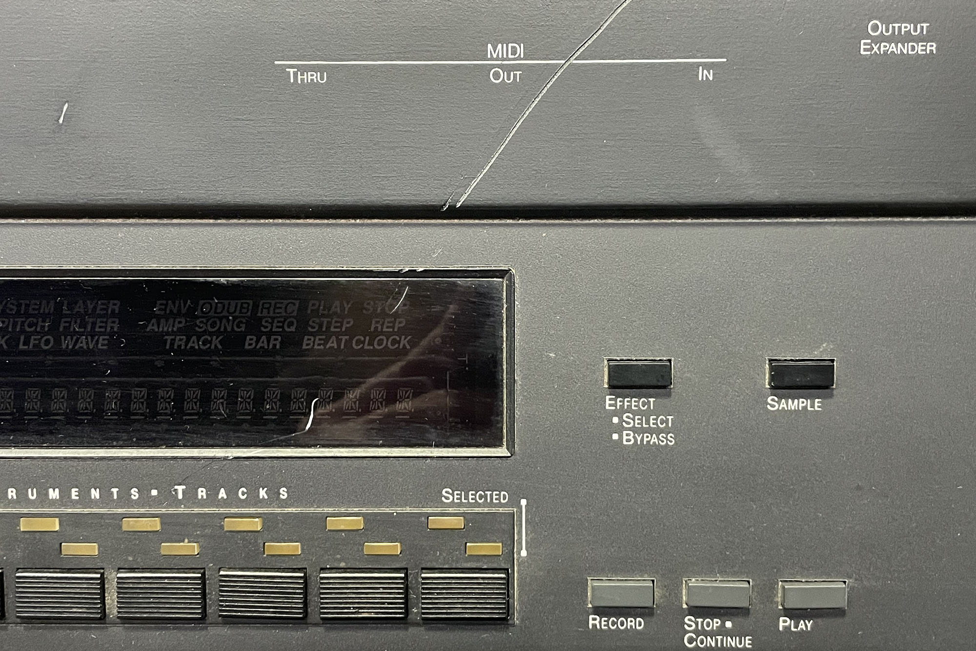 Ensoniq EPS-16 Plus with Gotek and 2X