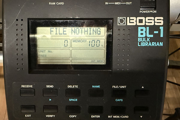Boss BL-1 Bulk Librarian