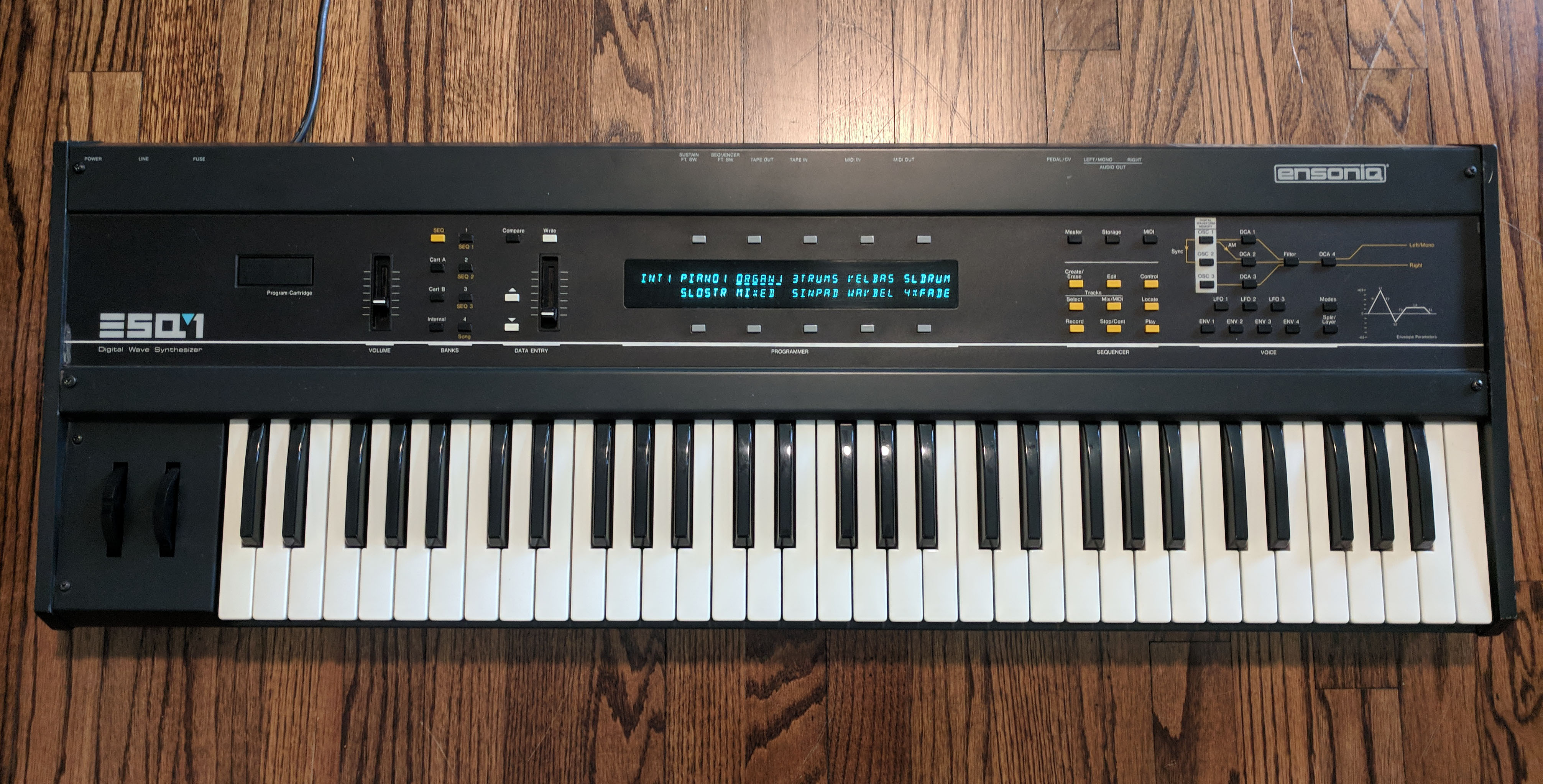Ensoniq ESQ 1 First Look | Synth Discussion | Live Studio