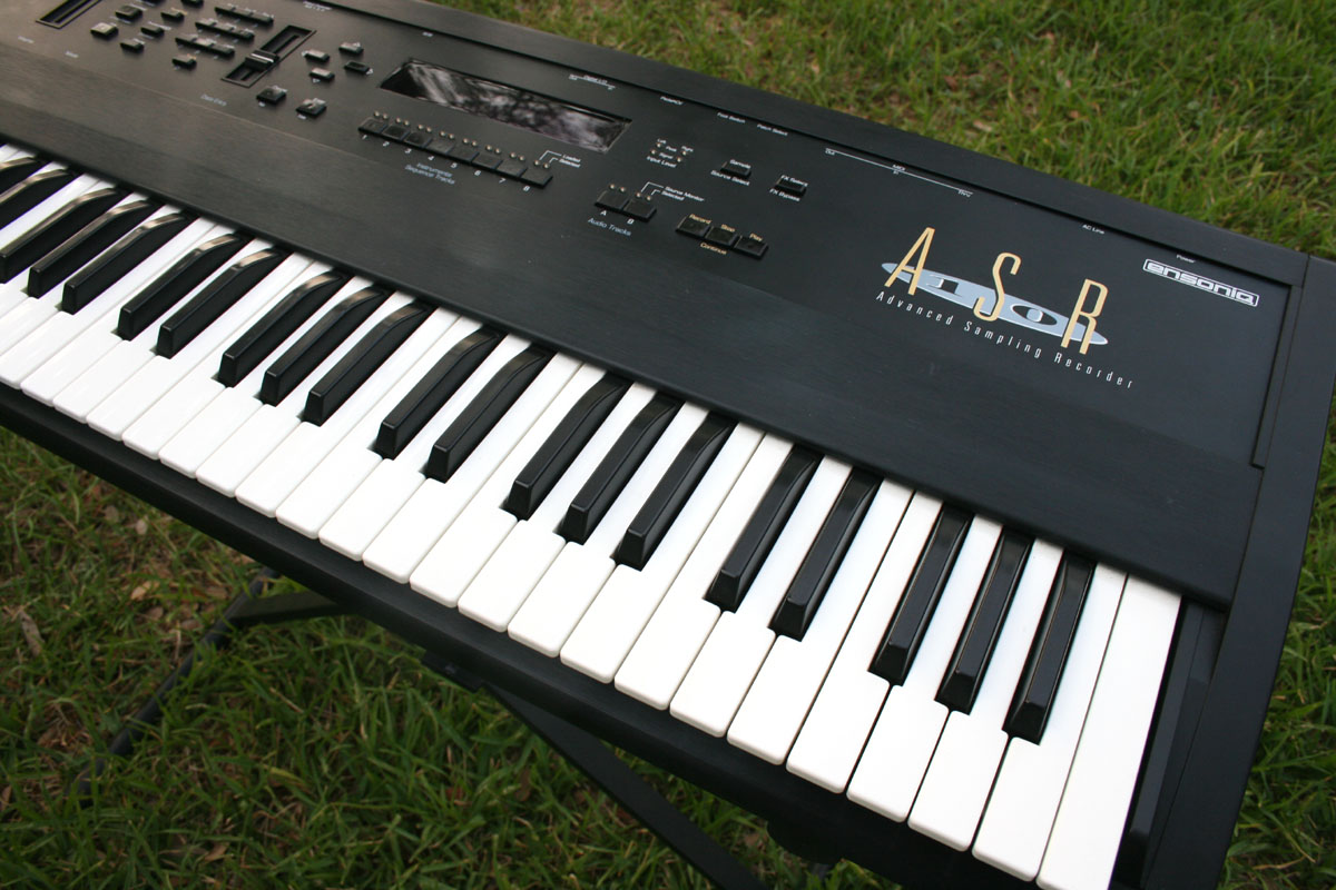 Ensoniq ASR-10 keyboard — view 2