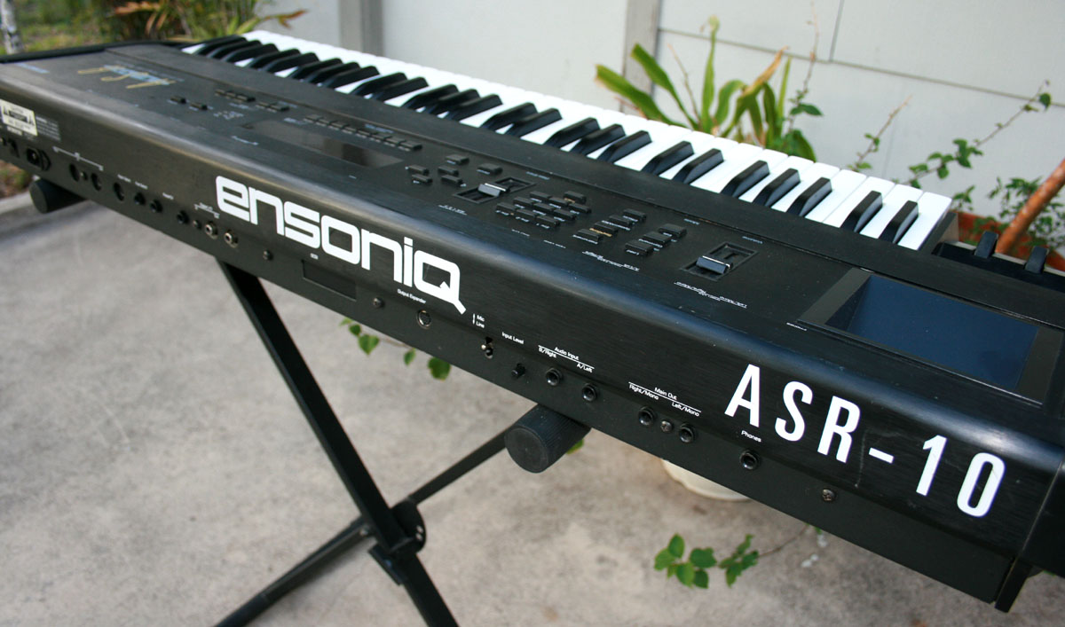 Ensoniq ASR-10 keyboard — view 5
