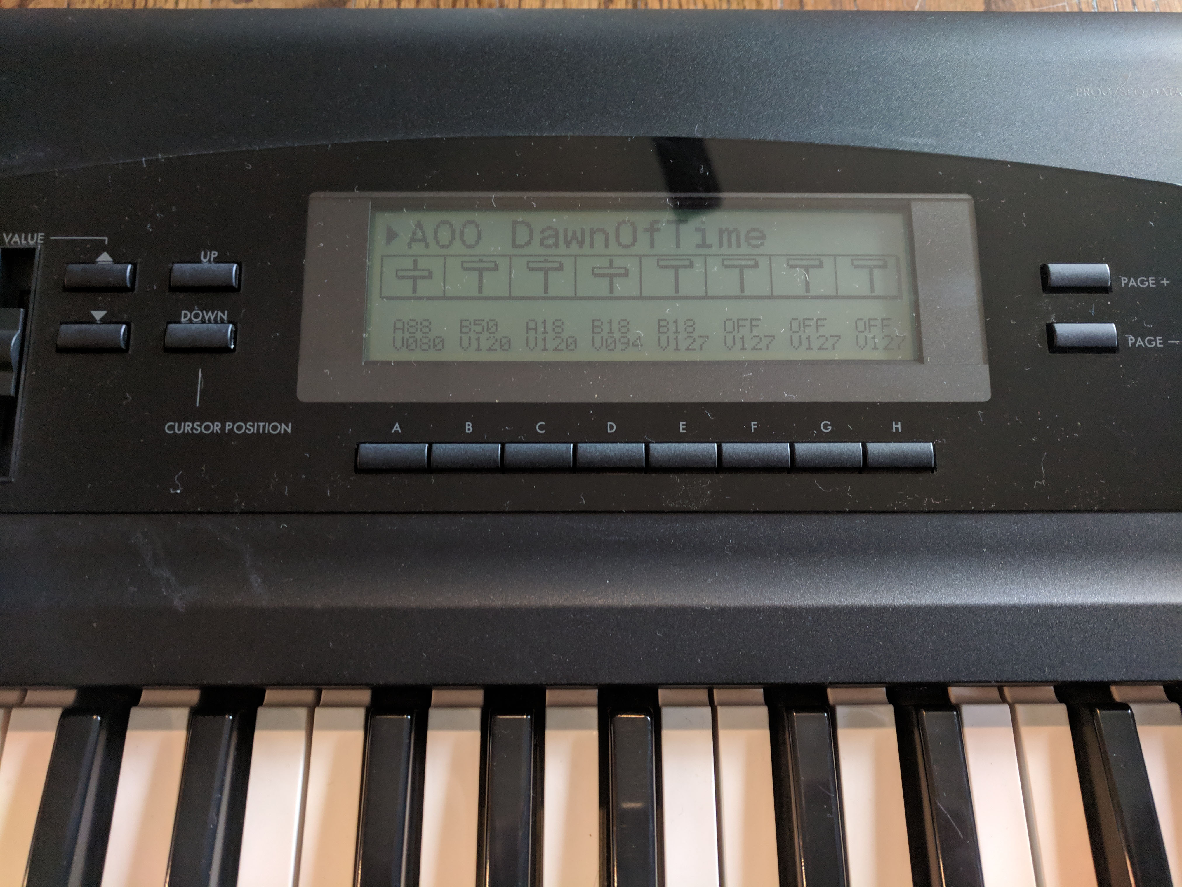 Korg 01/W — view 2
