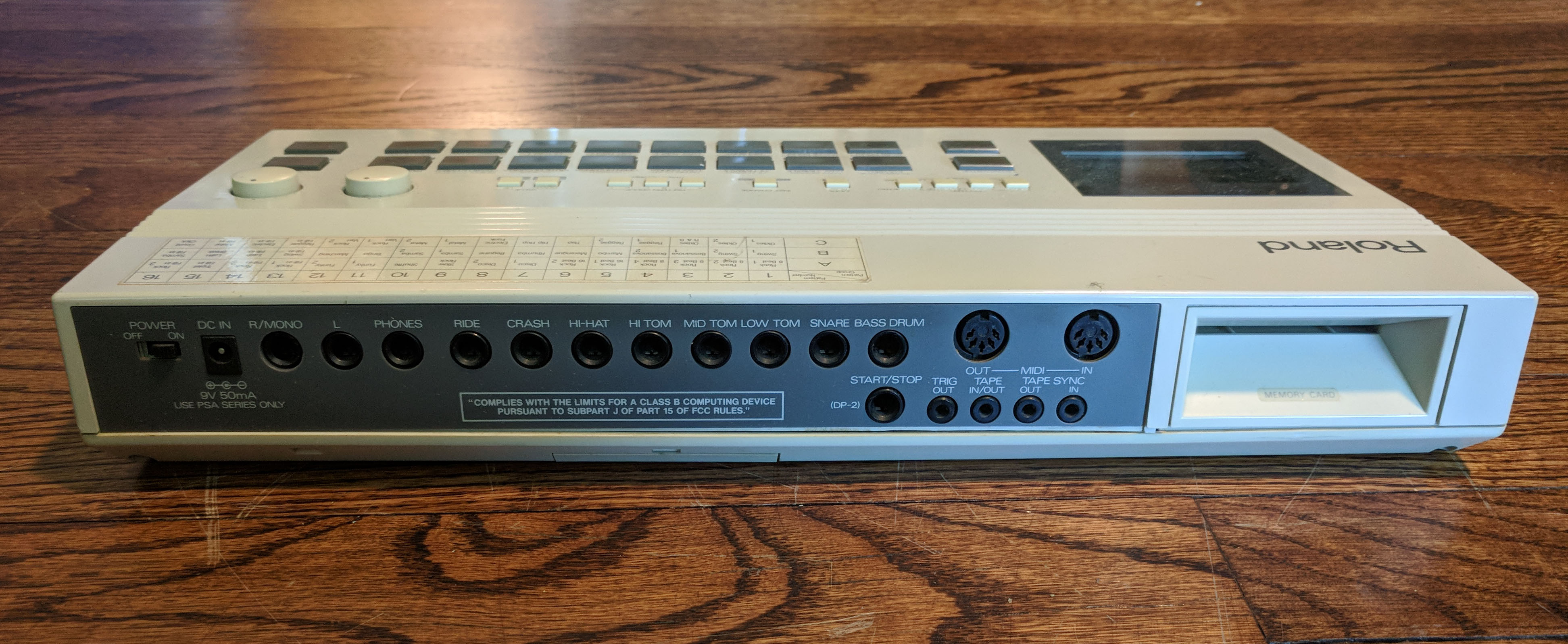 Roland TR-626 — view 3