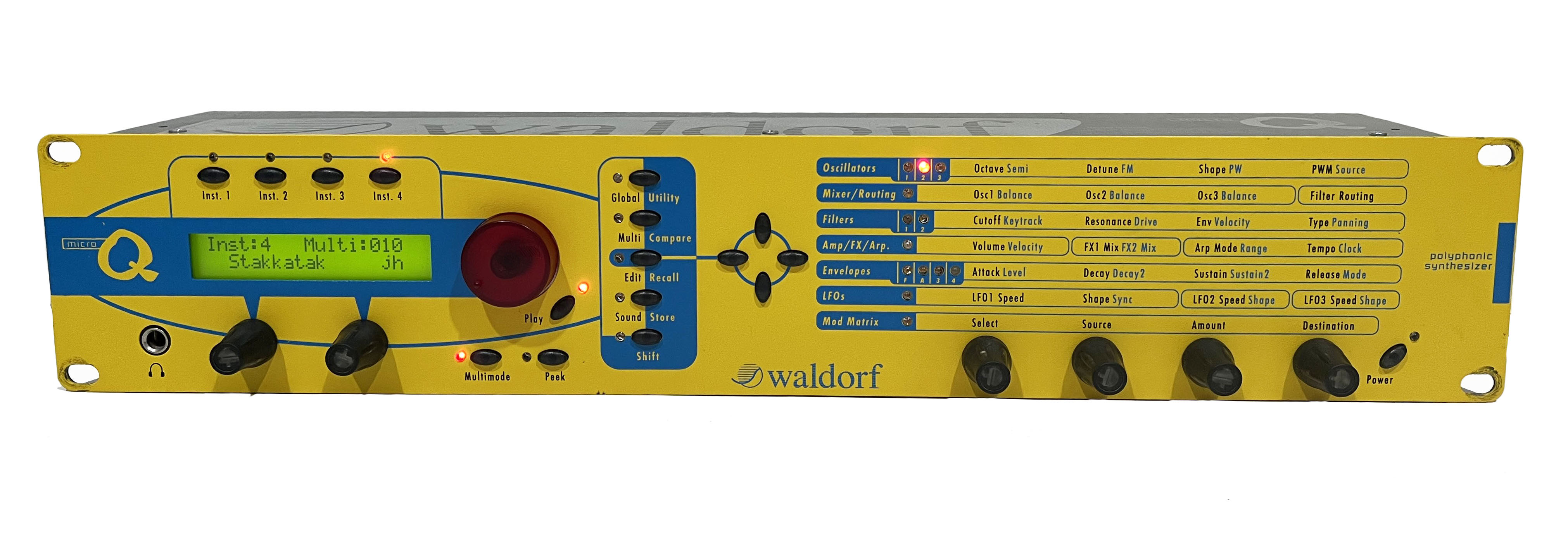 Waldorf microQ Yellow 動作確認済み Waldorf microQ Yellow 動作確認
