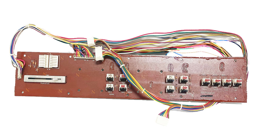 Panel board, left, Roland