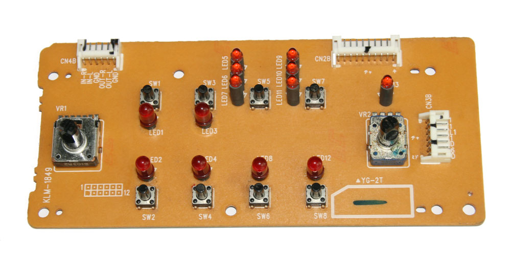 Panel board (KLM-1849), left, Korg