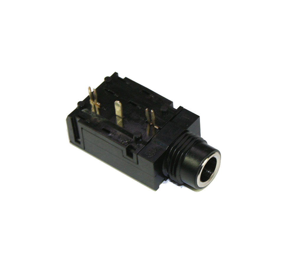 Phone jack, 1/4-inch, 3-pin PCB mount