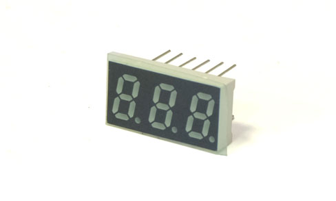 Display, 3-digit LED