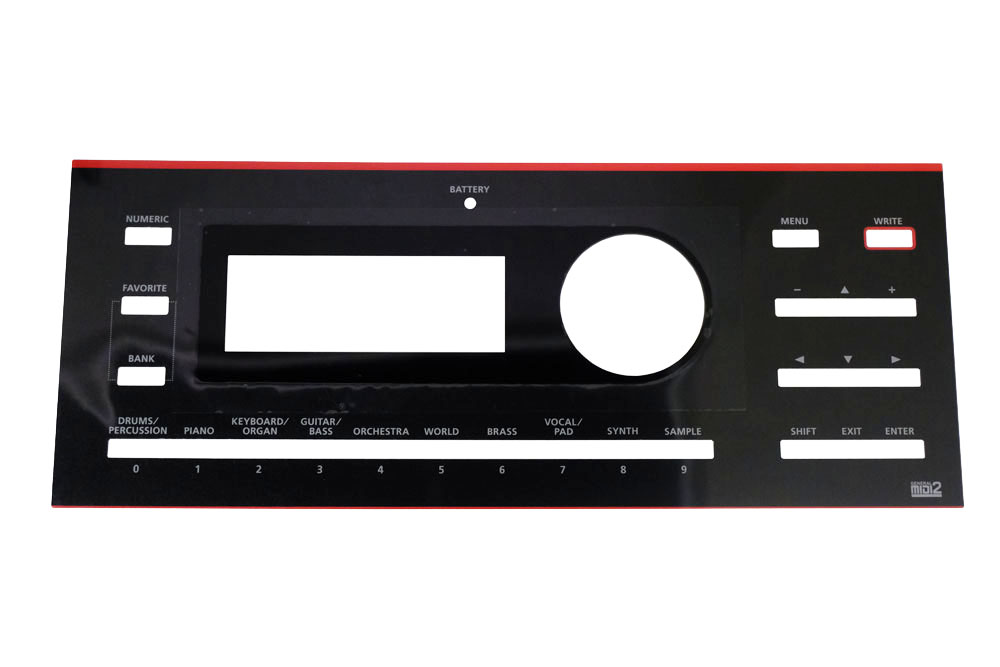 Panel overlay, center, Roland
