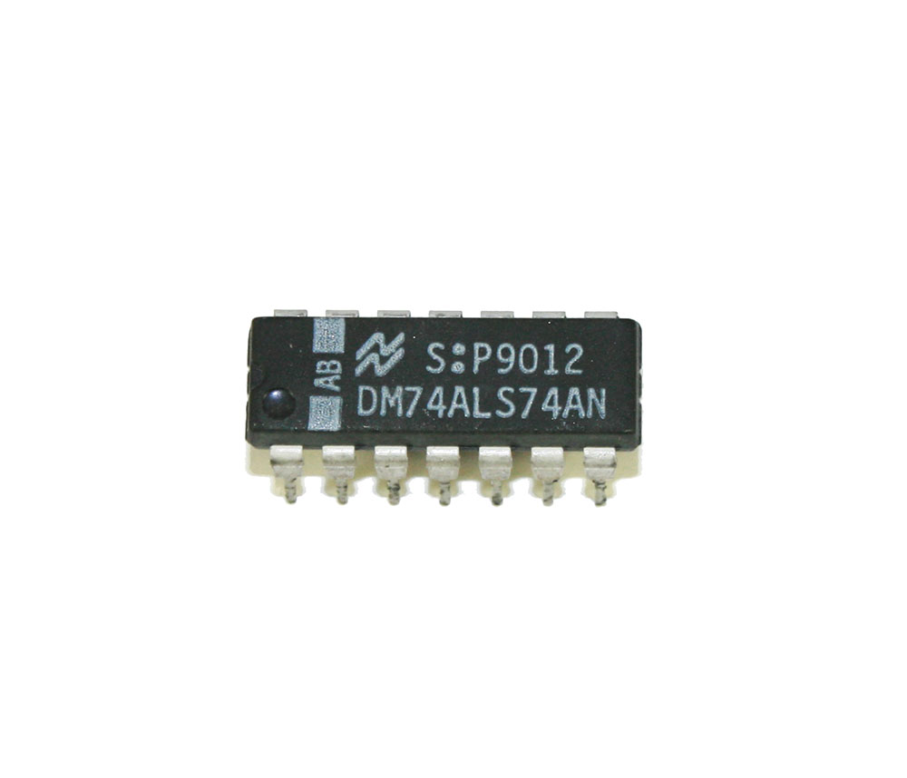 IC, 74ALS74 flip-flop