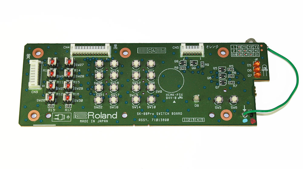 Panel board, left, Roland