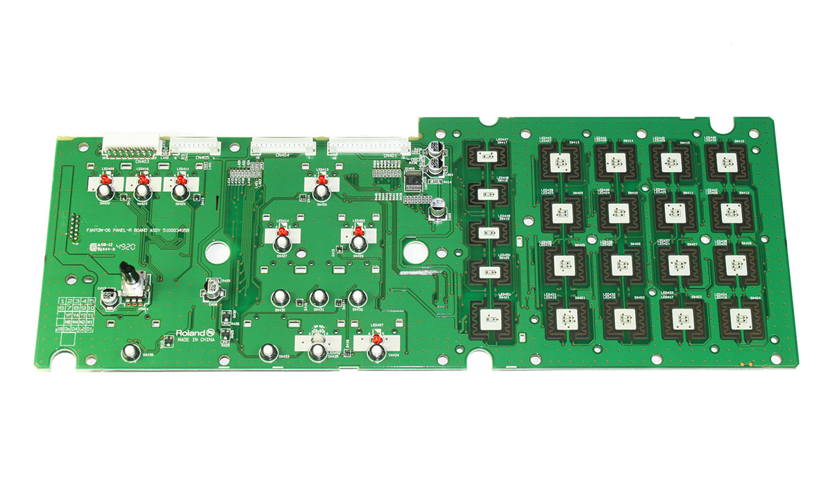 Panel board, right, Roland Fantom FA