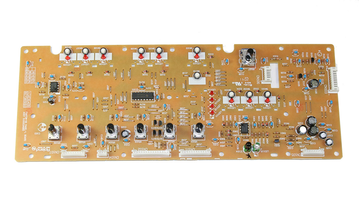 Panel board, left, Roland Fantom FA