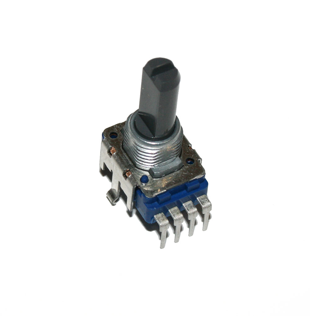 Potentiometer, 10KB rotary, with center detent