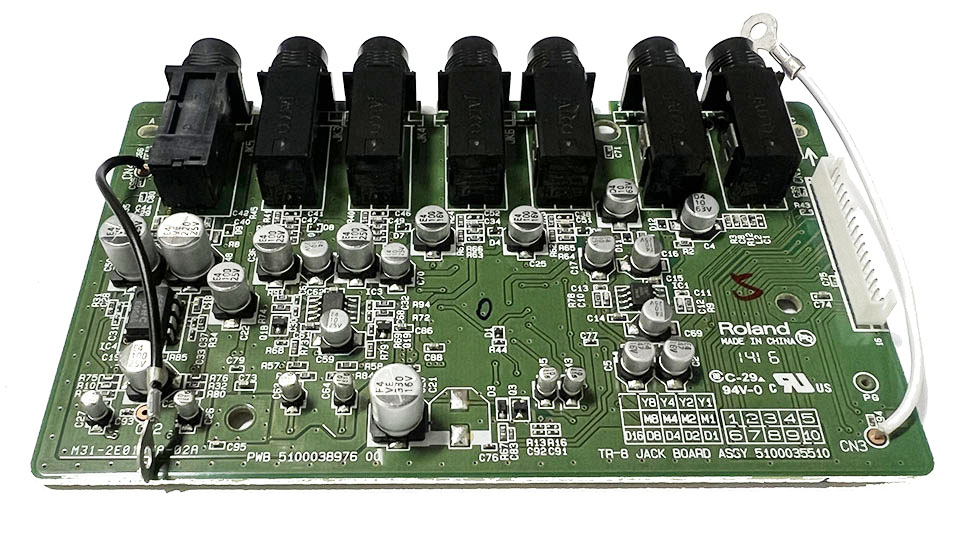 Jack board assembly, Roland TR-8