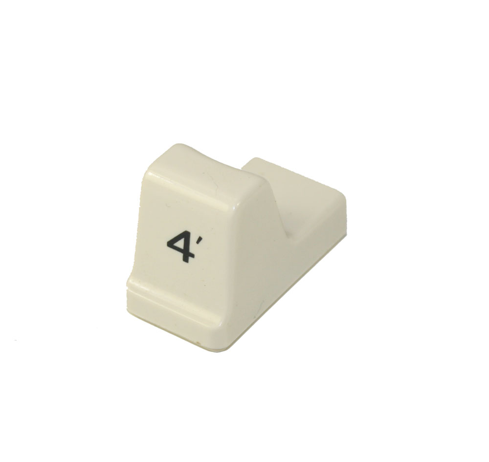 Drawbar knob, white, 4', Roland