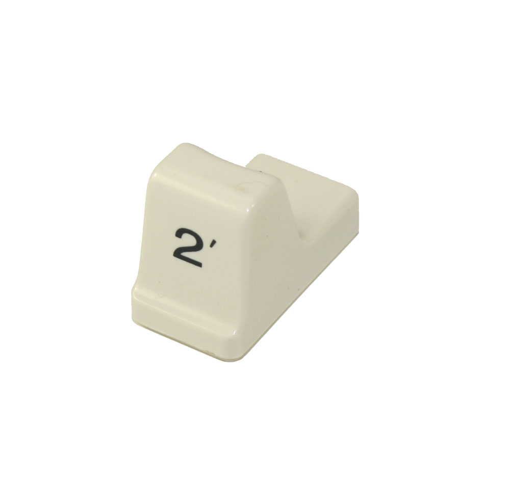 Drawbar knob, white, 2', Roland