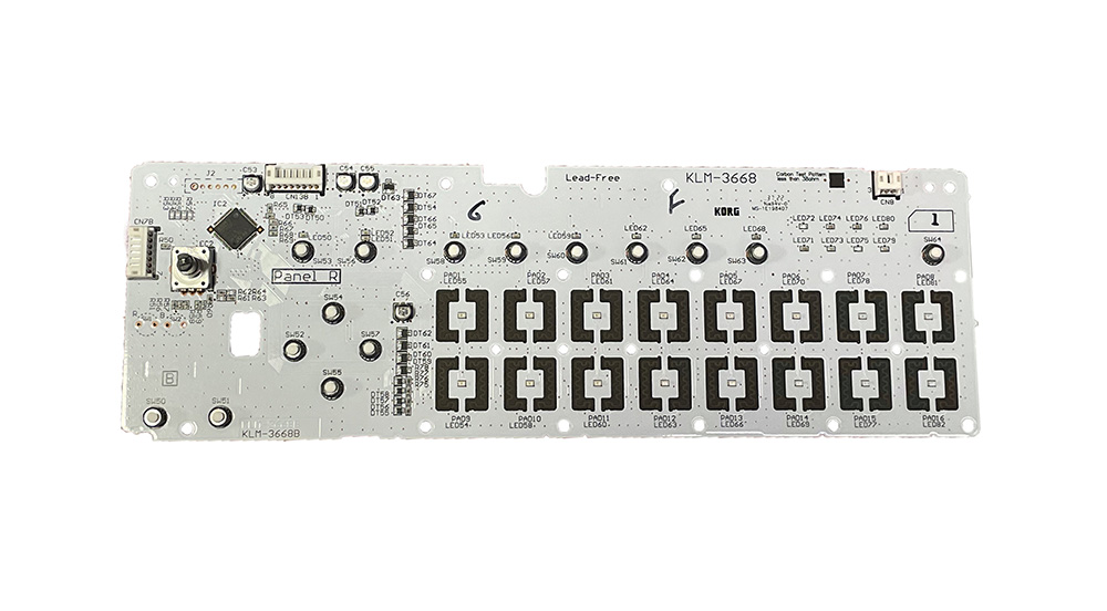 Panel board, right, Korg — Part #14252 | Syntaur
