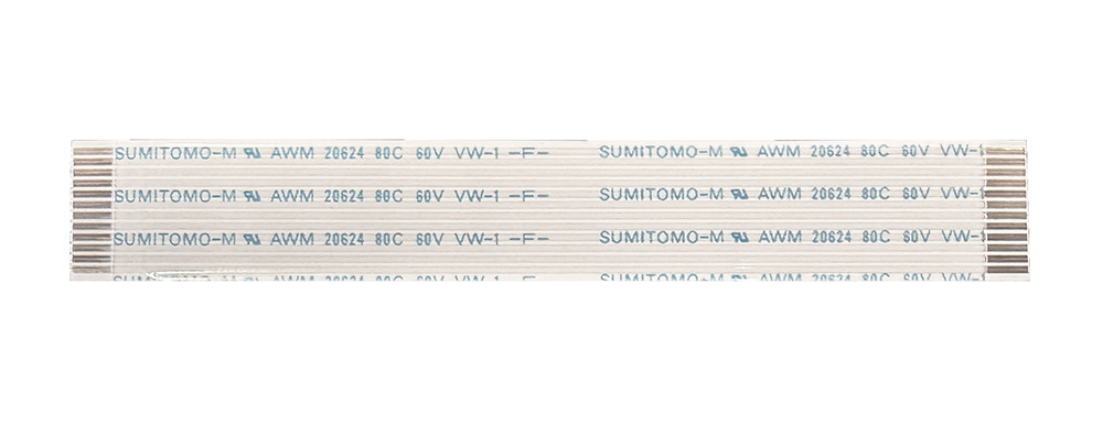 Ribbon cable, 12-wire, 80mm FFC