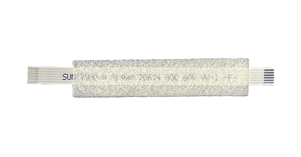 Ribbon cable, 6-wire, 90mm