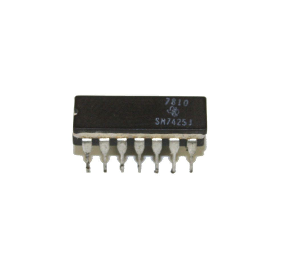 IC, SN7425J NOR gate