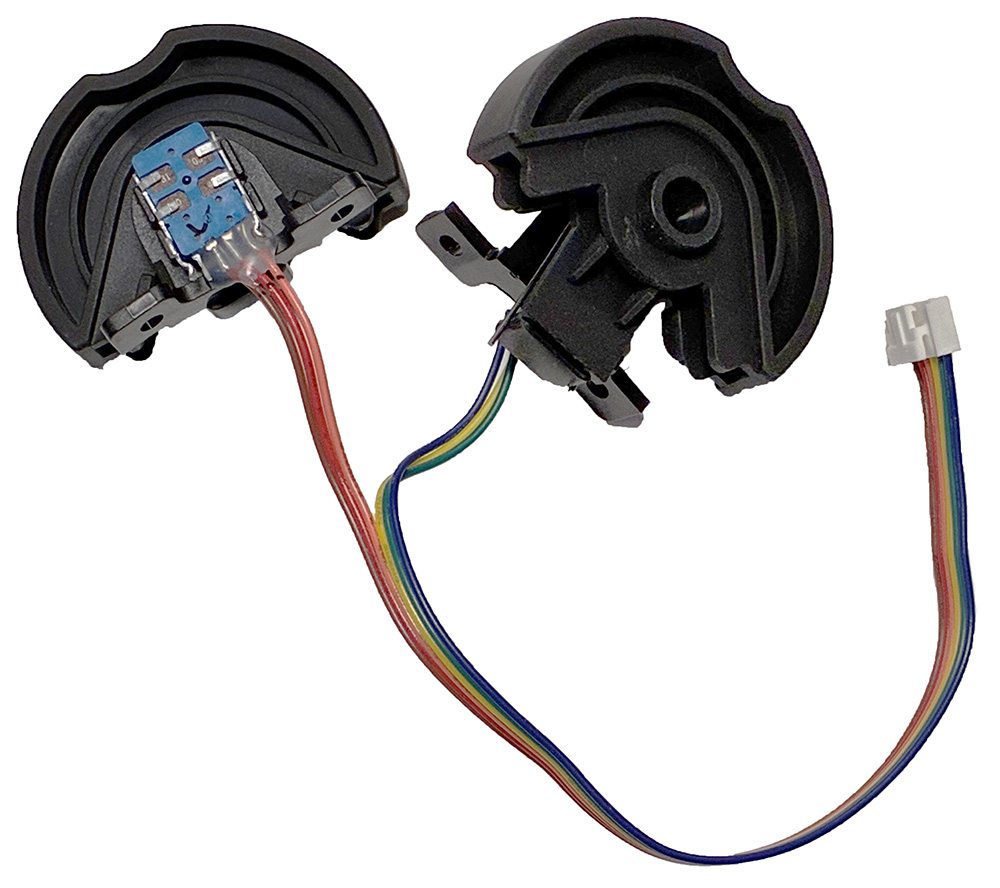 Pitch bend/mod wheel assembly, Korg