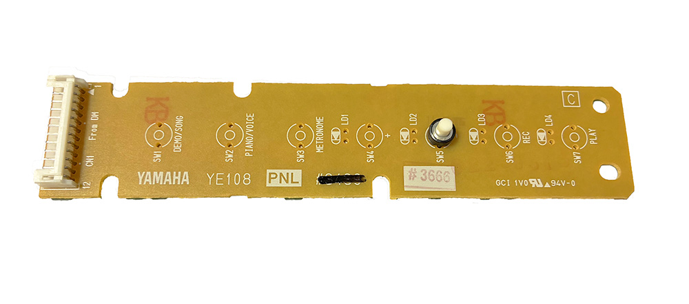 Panel board, left, Yamaha